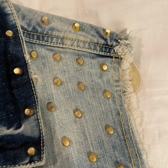 NWOT Romeo and Juliet Couture denim vest large - Picture 3 of 6